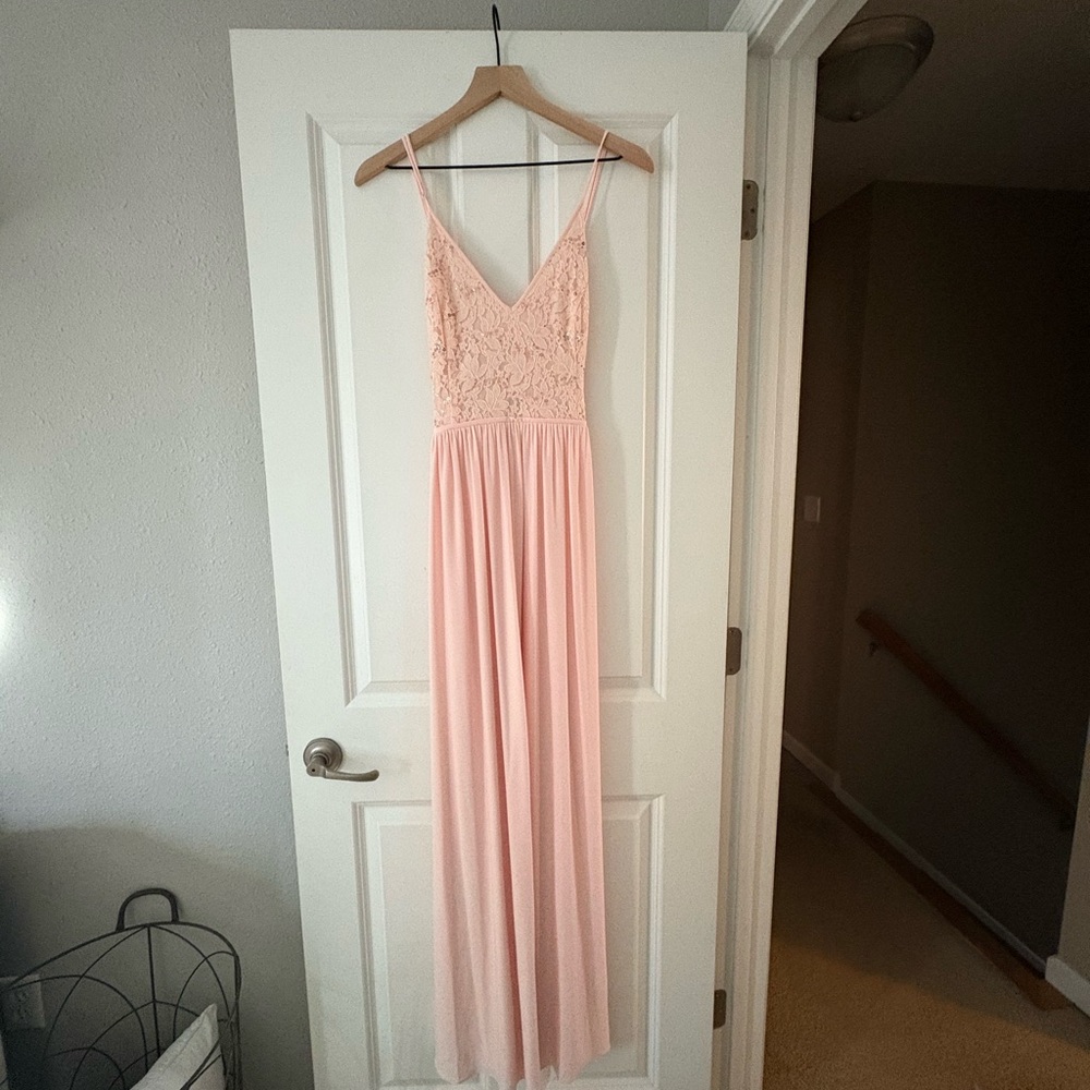 Elegant Pink Lace Dress - new with tags